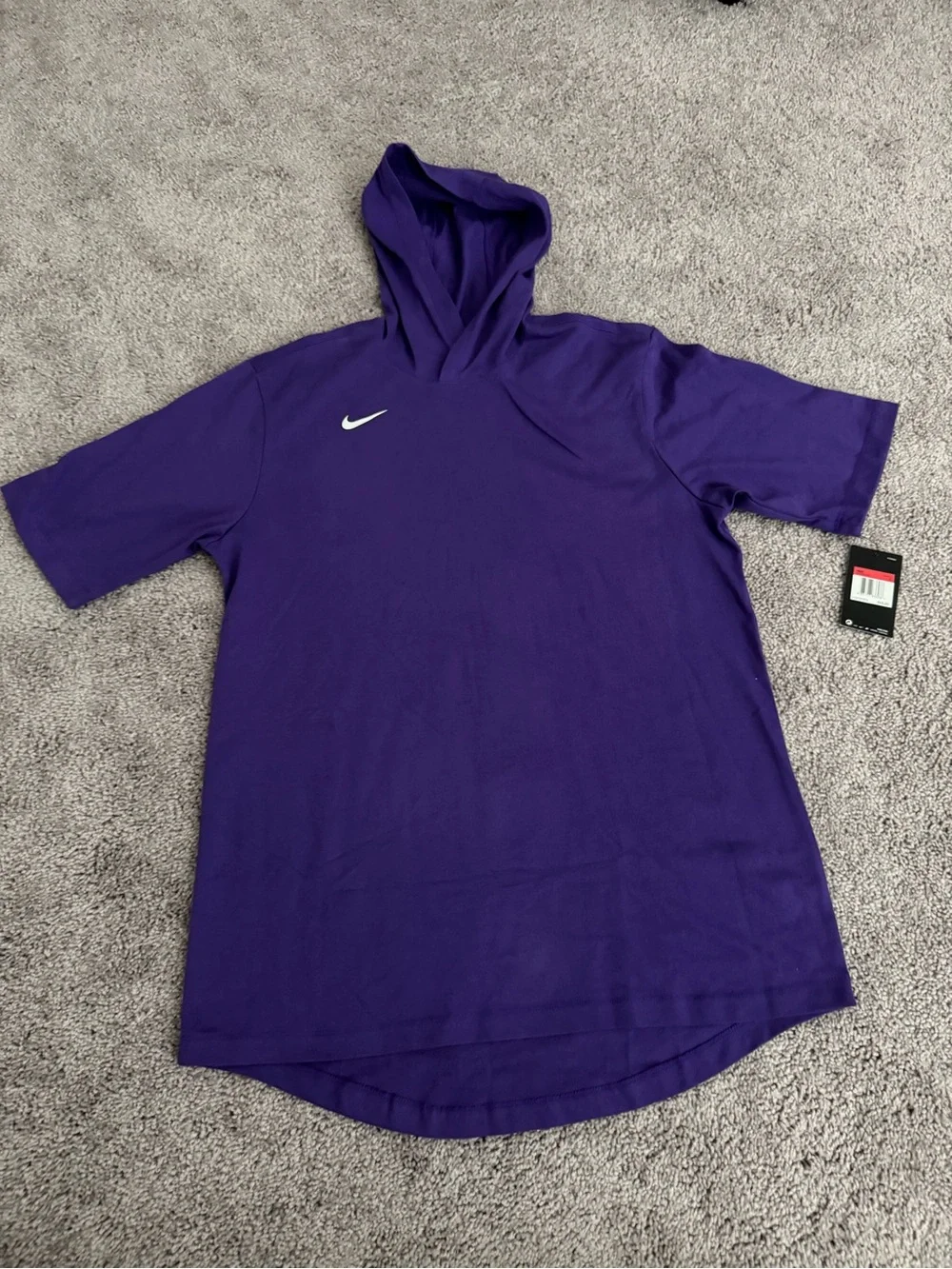 Nike short sleeve hoodie
